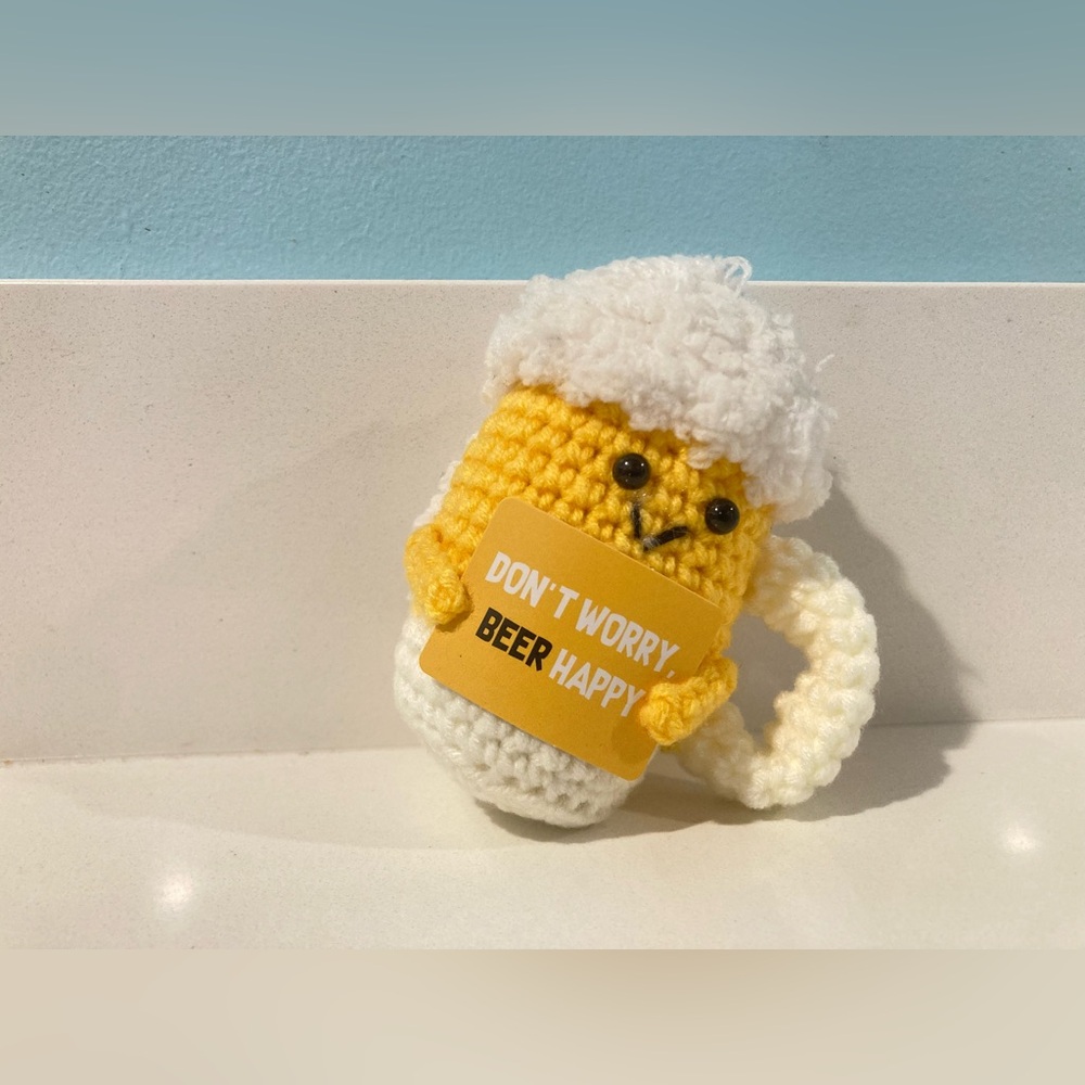 Crochet Beer Mug Plush